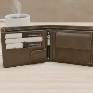 Ponosib Premium Original Leather By-Fold Wallet